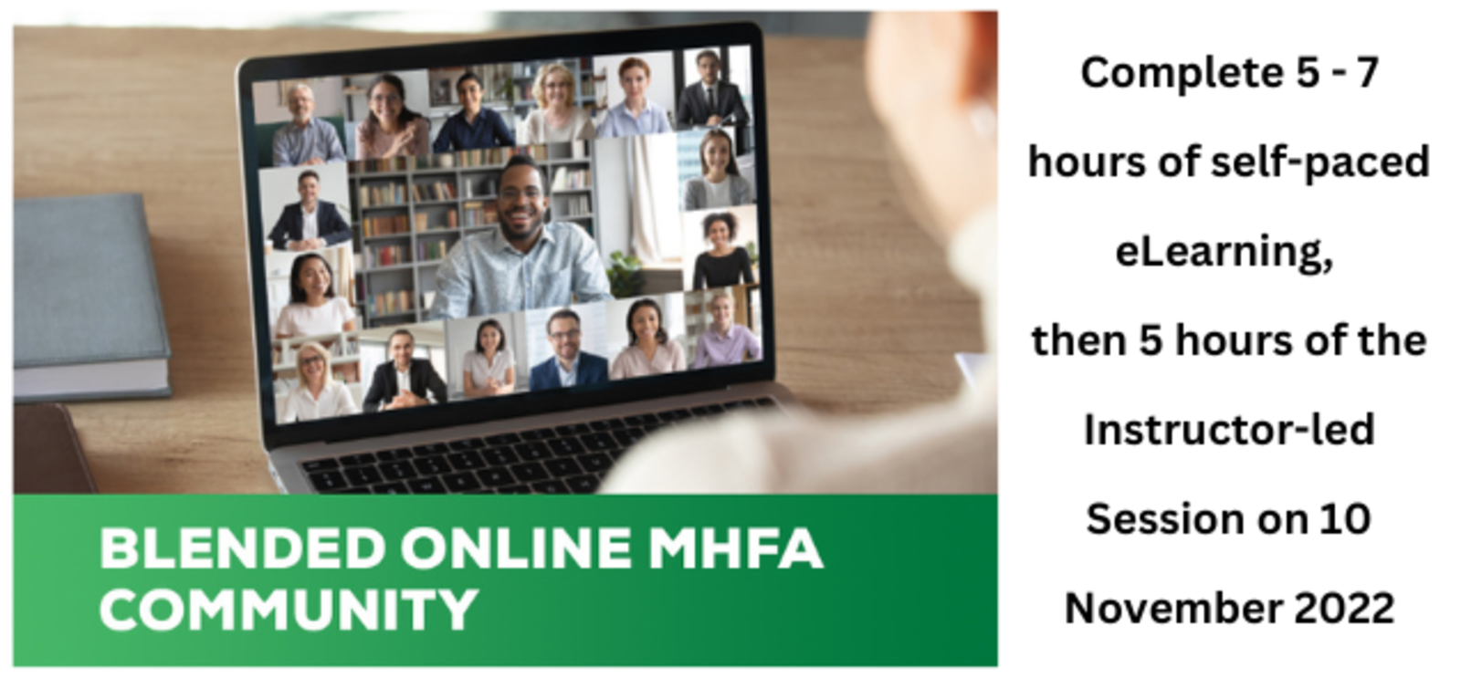 Blended Online Mental Health First Aid Workplace Course Instructor