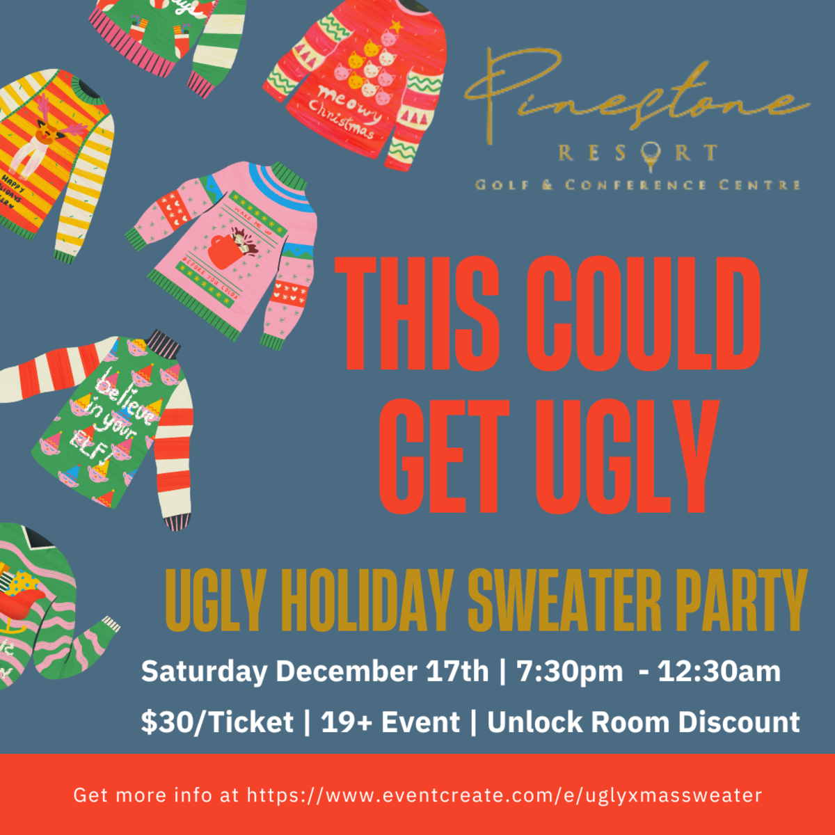 Ugly christmas sweater party rules