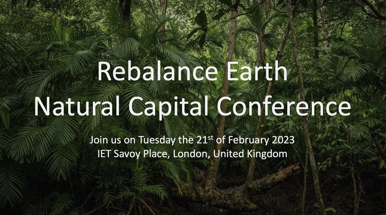 Rebalance Earth Natural Capital February 21, 2023