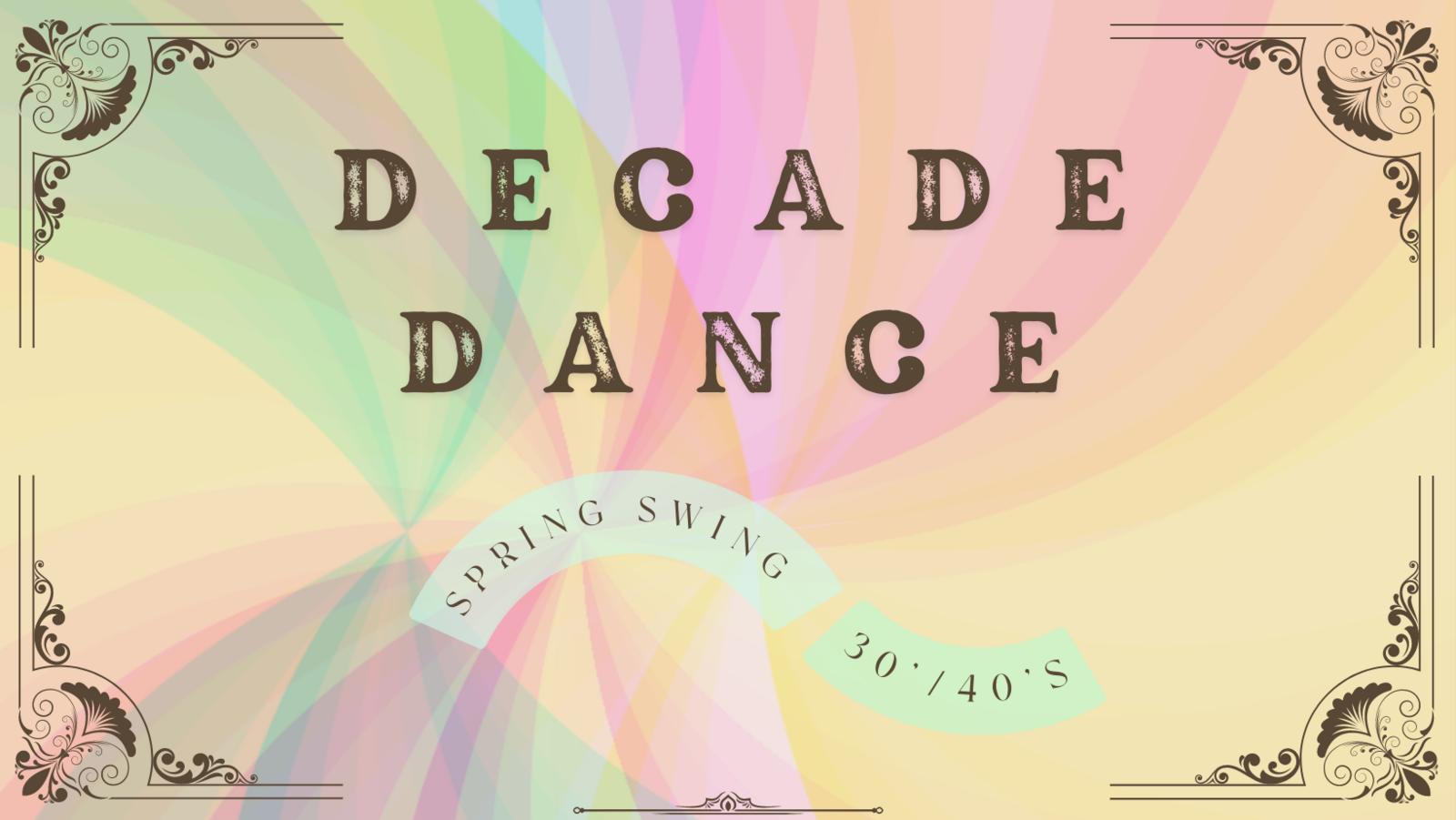 30s/40s Decade Dance April 29, 2023