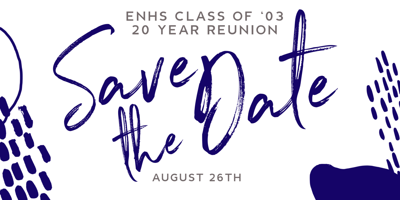 Edmond North High School • Class of 2003 • 20th Reunion August 26, 2023