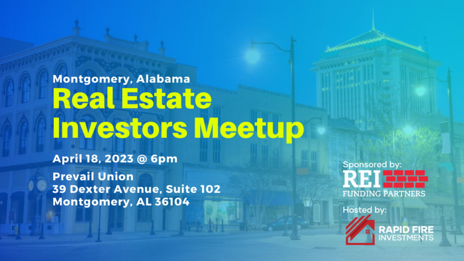 Montgomery Real Estate Investors Meetup April 18, 2023
