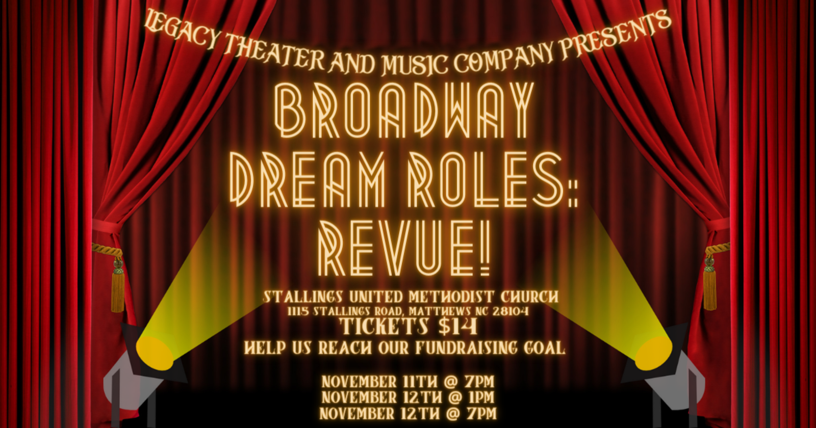 Legacy Theater Presents The 3rd Annual Broadway Dream Roles Revue